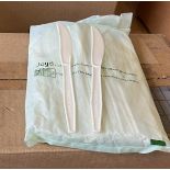 (40) Cases - Jaya Heavy Duty Compostable Plastic Knives (10 Bags/100 per Bag)