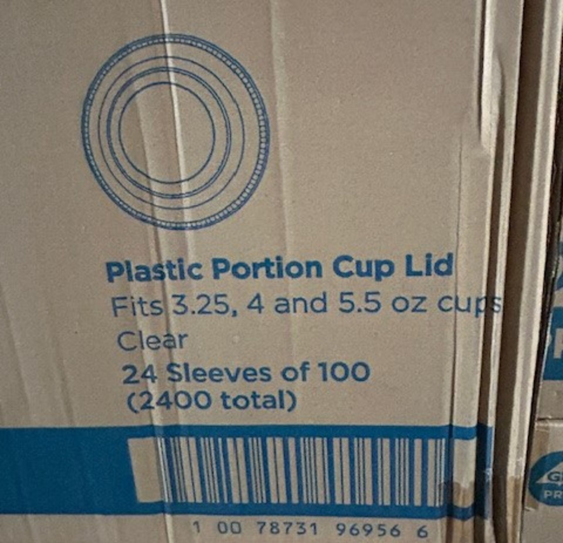 LOT - (9600) Sets of 4 Oz. Clear Plastic Souffle Cup and Lid - Bild 5 aus 6