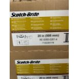 (3) Cases - 3M 20" Scotch Brite Floor Pad XE-0060-0261-4 (Pack 5)