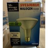 (60) Sylvania 39PAR30 LN/HAL/WFL50 120V 50 Watt Par 30 Halogen Bulb