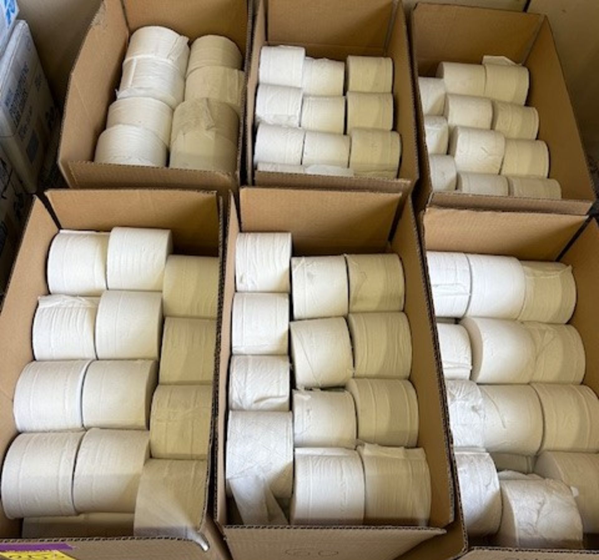 LOT - (340) Rolls Unwrapped Toilet Tissue