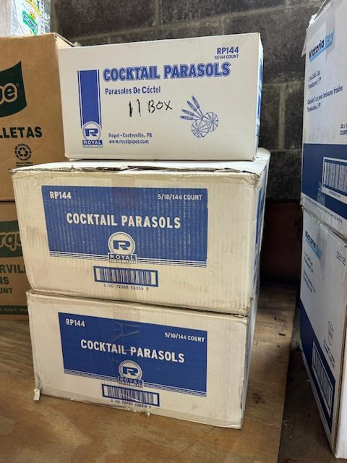 (11) Boxes - RP144 Cocktail Parasols (Pack 10/144 Count) - Image 2 of 2