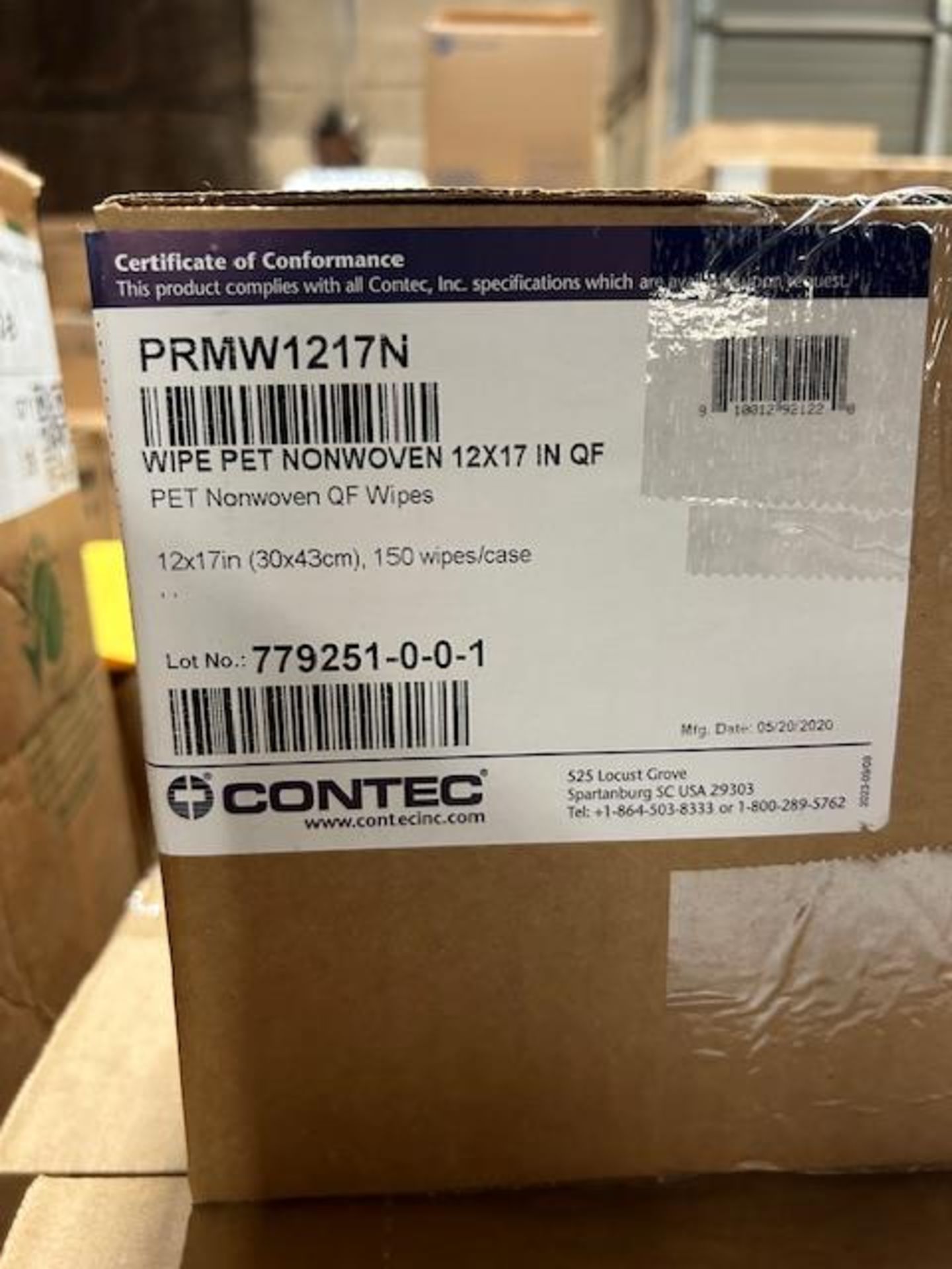 (11) Cases - Contec PRMW1217N 12 x 17 Microfiber Wipes (Pack 150) - Image 2 of 2