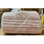(3) Cases - Dixie GW7 7-3/4" Giant Red Plastic Wrapped Straws (24 Bags/300 Count)