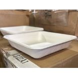(4) Cases - EP-SCS8T 8" Square Take Out Containers (Pack 200)