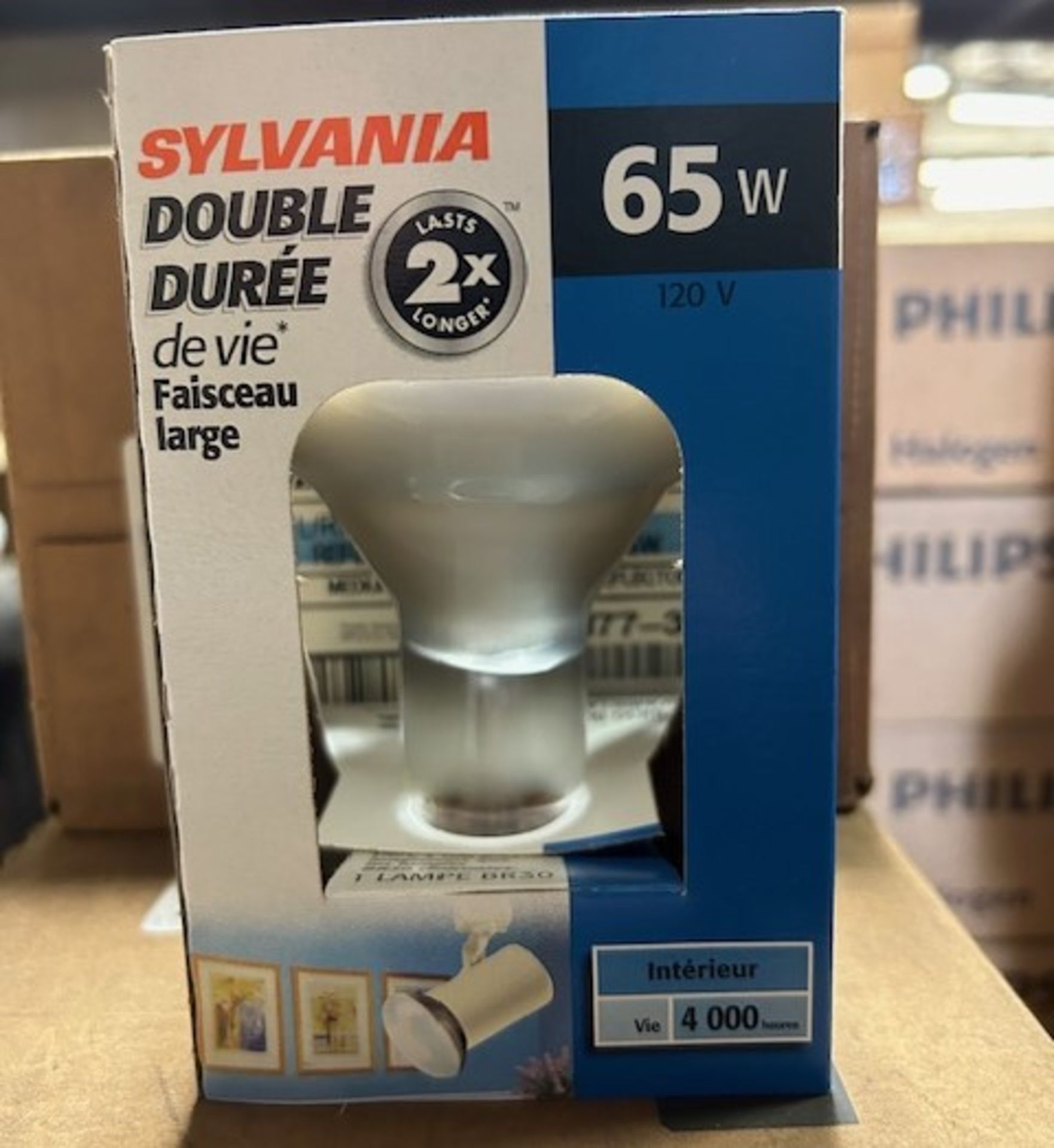 (30) Sylvania 65BR30/DL/FL/RP 120V 65 Watt Flood Bulb