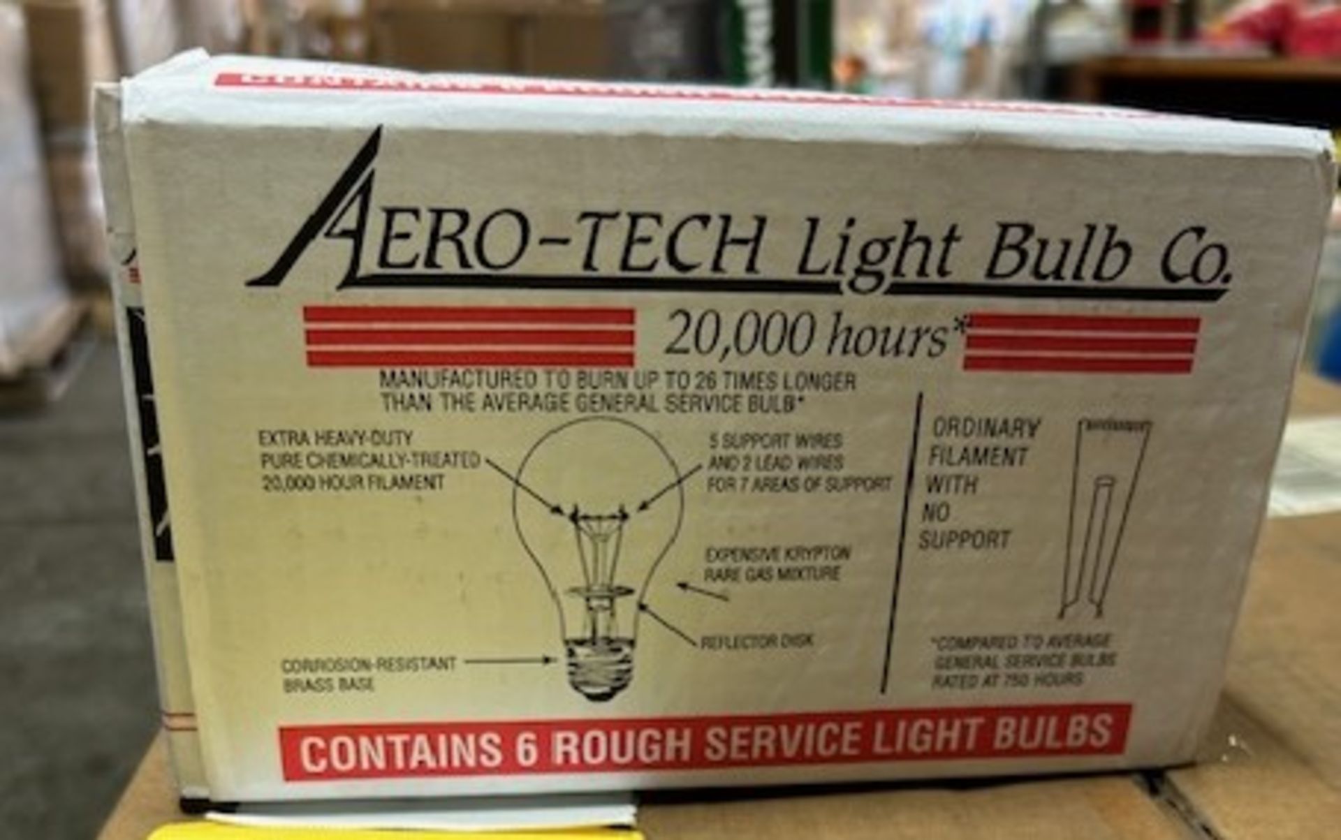 (40) Packs - 100 Watt Light Bulbs (Pack 6 Bulbs)