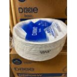 (198) Packs - Dixie DBP06W 6" White Paper Plates (12 Pack/100 Count)