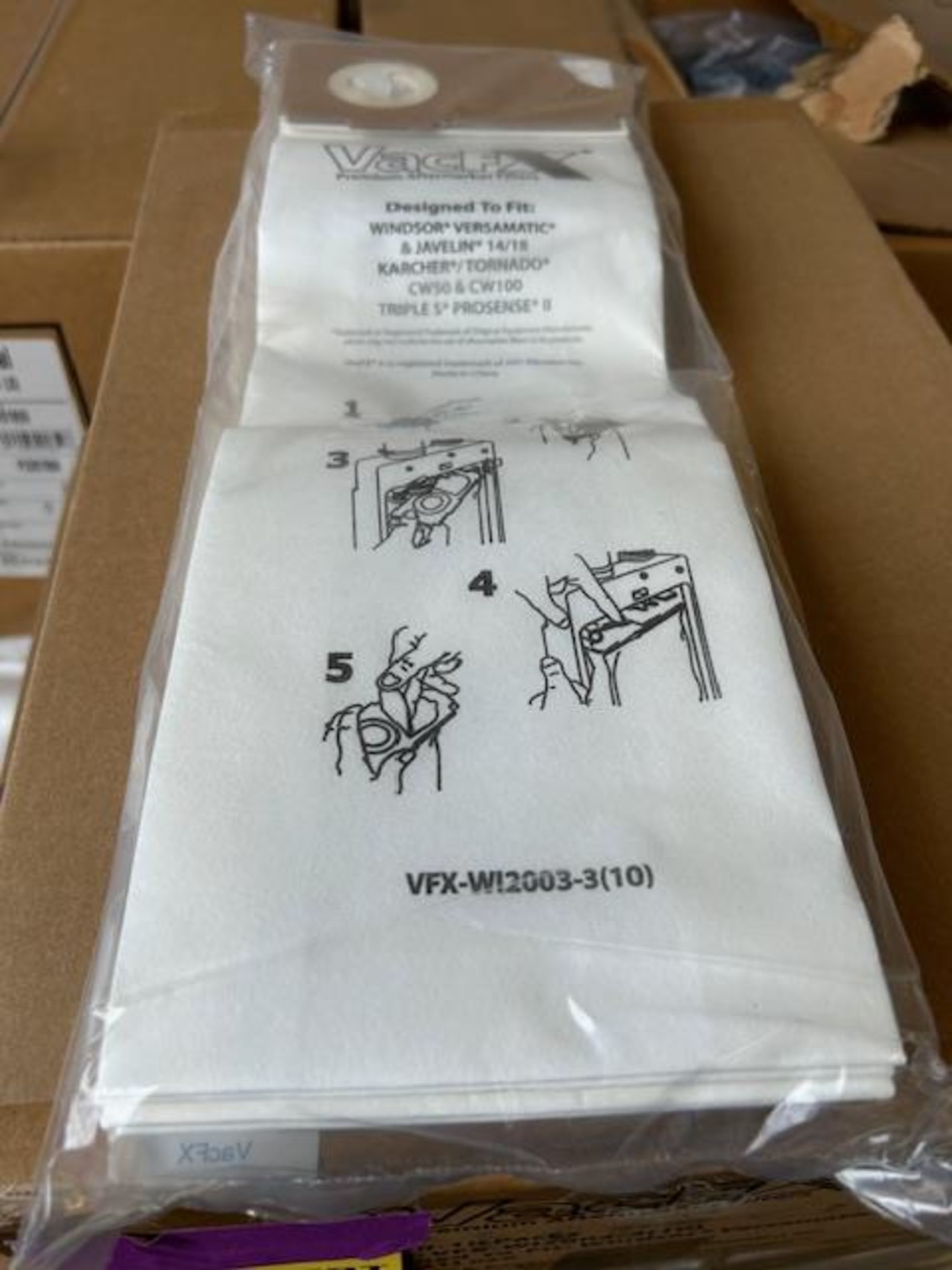 (11) Cases - VFX-W12003 Versamatic Vacuum Bag (Pack 10/10 Pack)