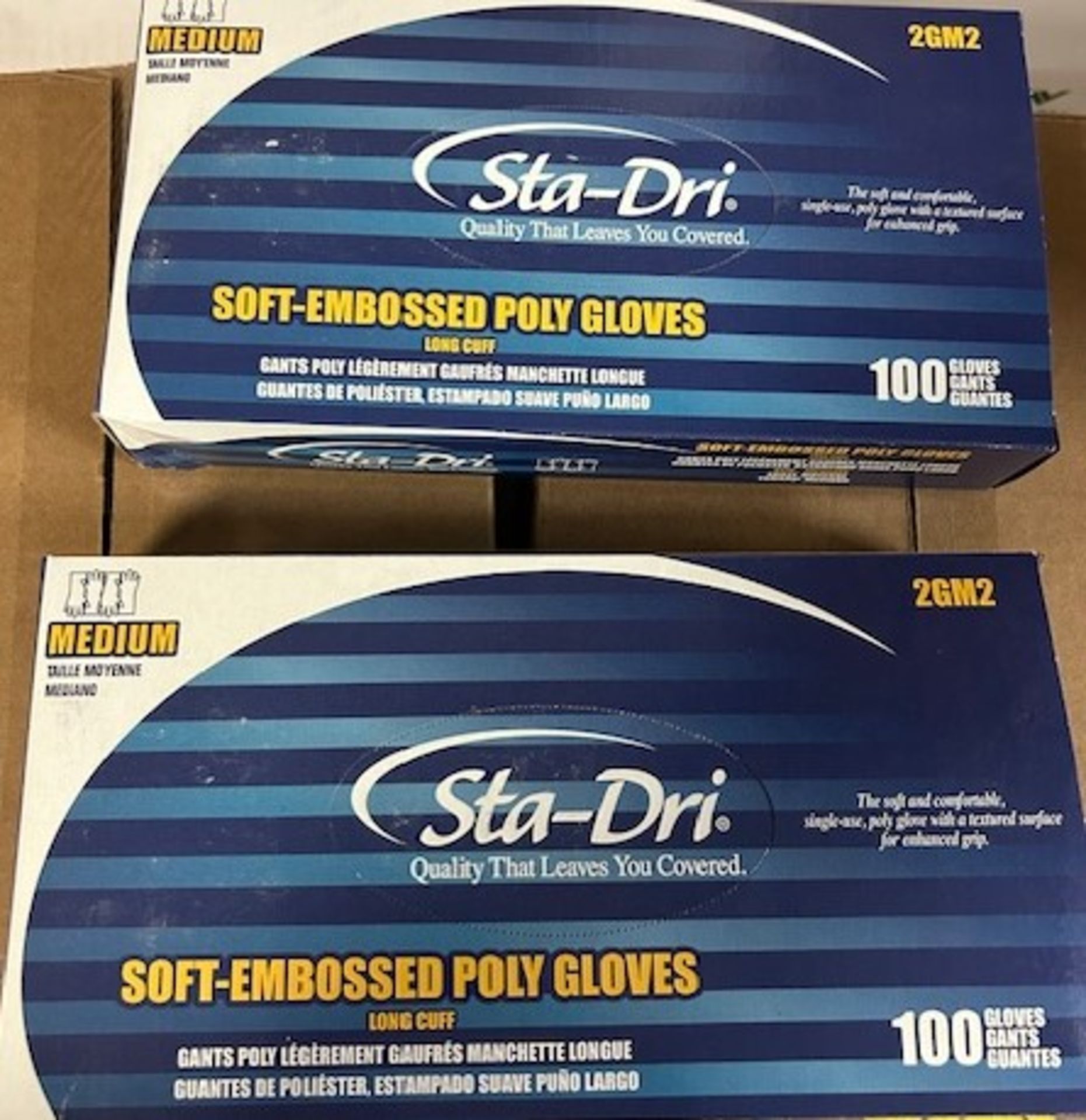 (200) Boxes - Medium Polygloves (Pack 100)