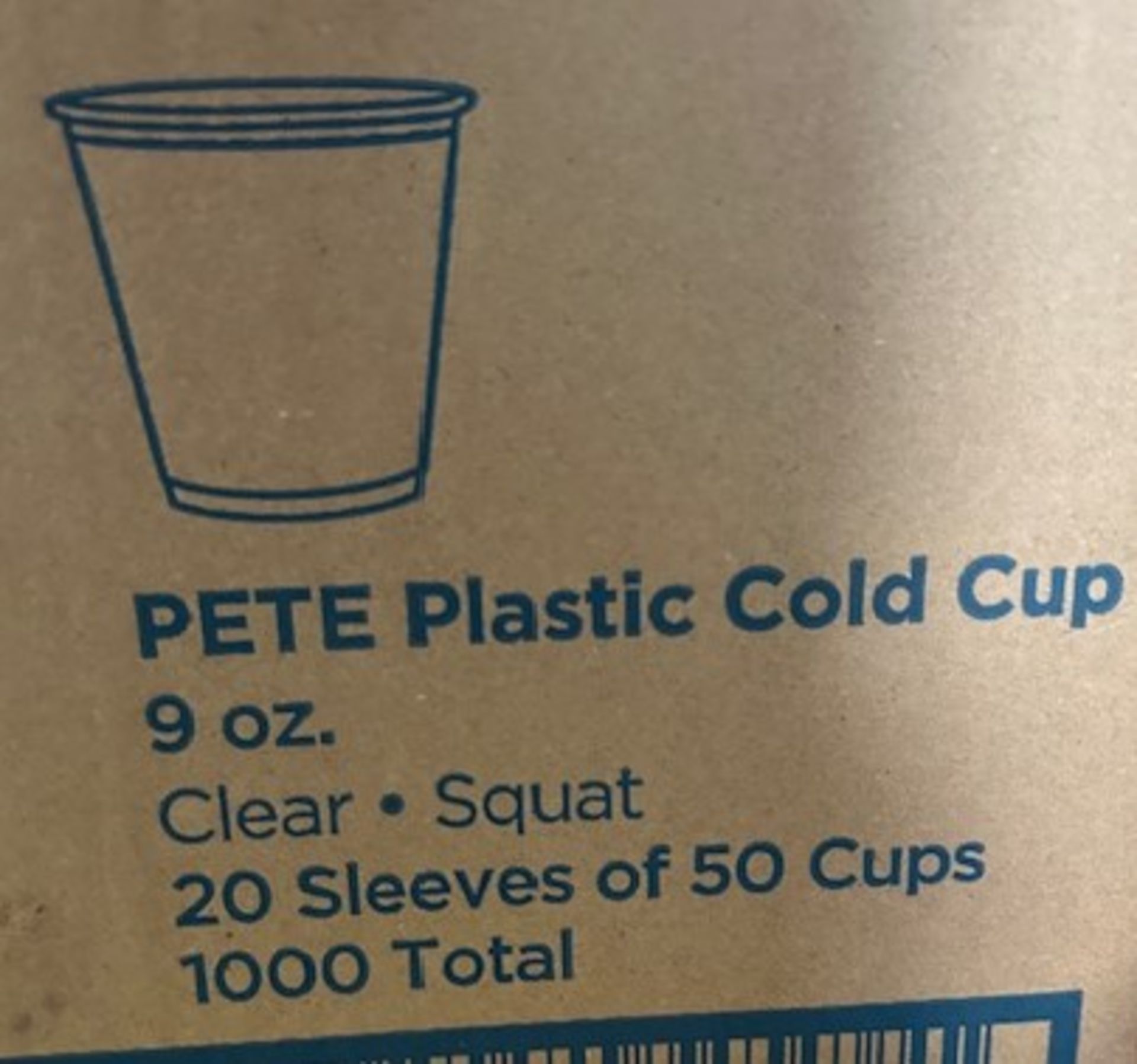(5) Cases - CPET9 9 Oz. Pet Old Fashioned Plastic Cup (20/50 Count) - Image 2 of 3