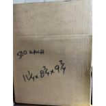 LOT - (500) 11-1/4 x 8-3/4 x 9-3/4 Brown Corrugated Boxes