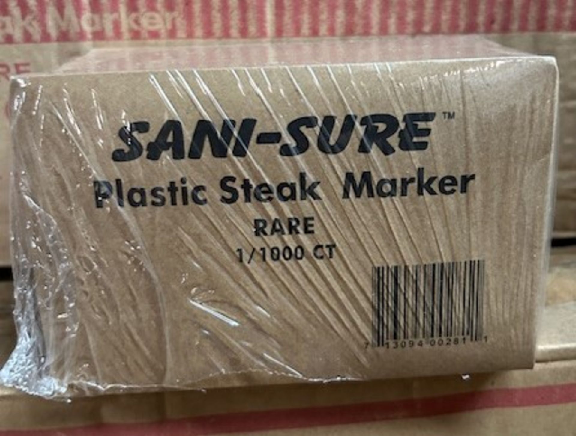 (11) Cases - Plastic Rare Steak Markers (5/1000 Count)