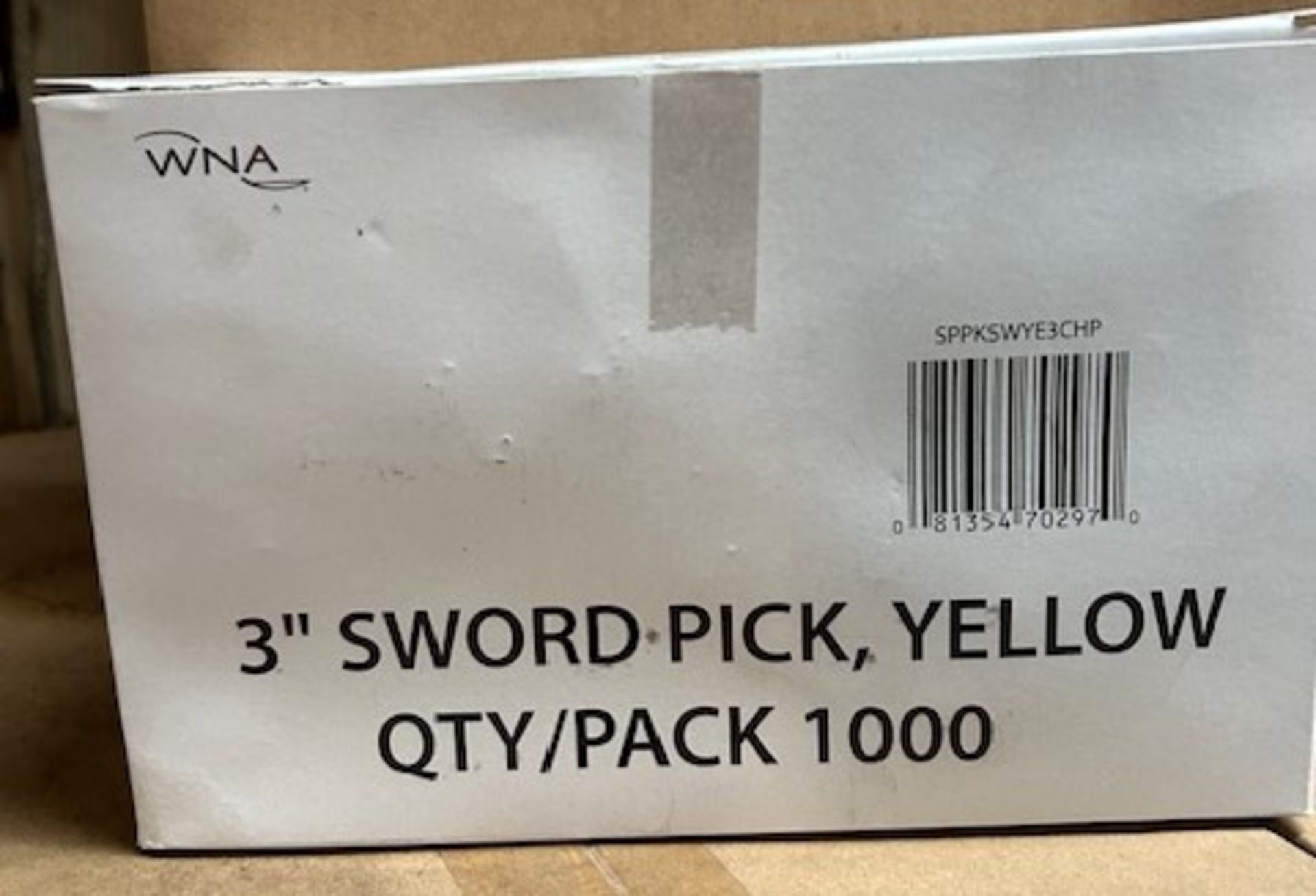 (7) Cases - WNA 3" Plastic Sword Picks (Pack 10/1000)