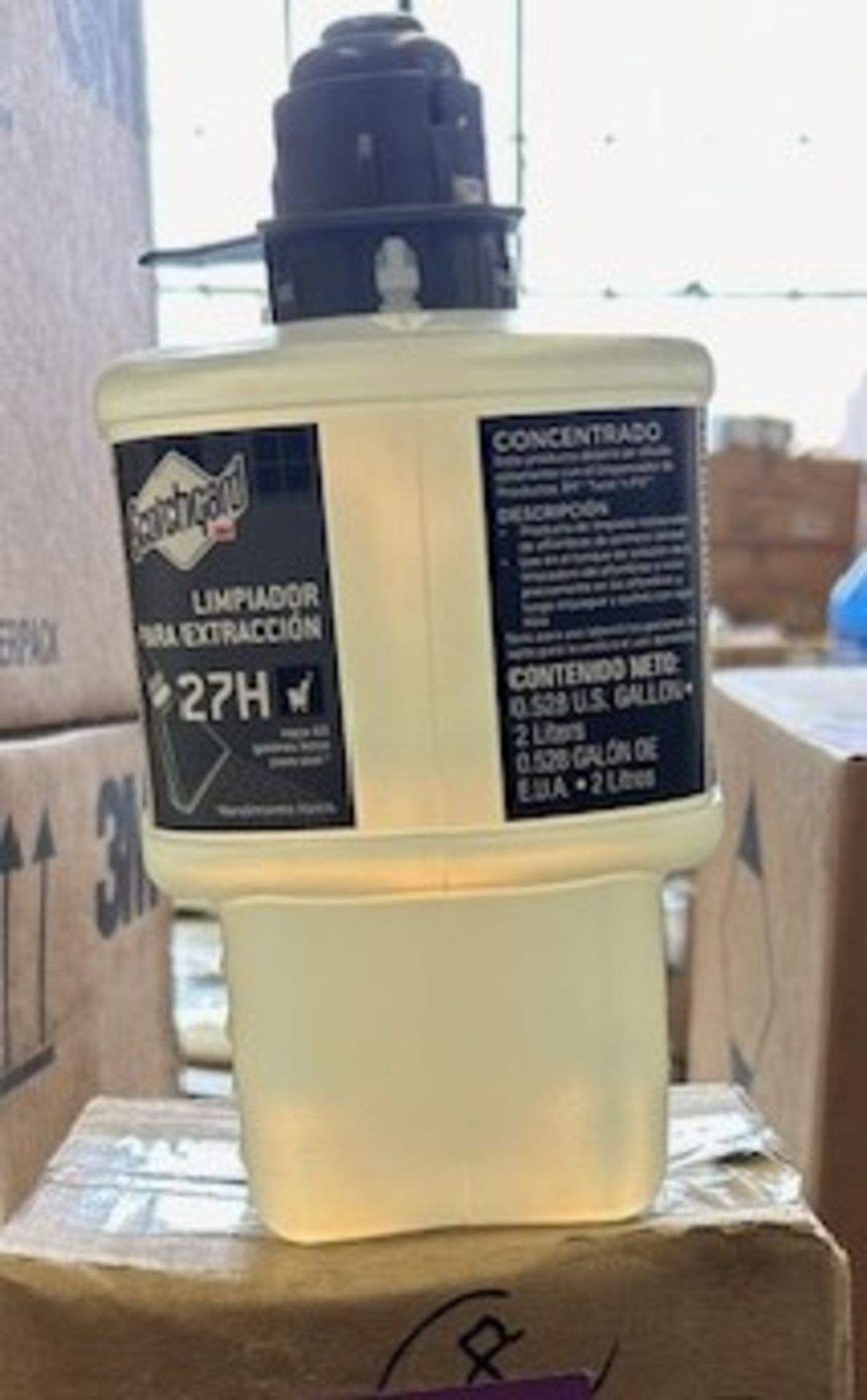 (8) Boxes - 3M #27H Extraction Cleaner Concentrate (2L)