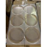 (2) Cases - Pactiv 6-Count Lava Cake Tray (Pack 150)