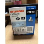 (45) Sylvania 90PAR38/HAL/WFL50 130V Halogen Bulb