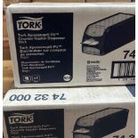 (8) Tork 7432000 Counter Top Napkin Dispenser