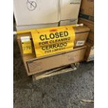 (18) Rubbermaid FG9S16-00 Site Safety Hanging Sign