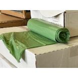 (16) Cases - 40 x 46 1.3 mil Green Garbage Liner (Pack 100)