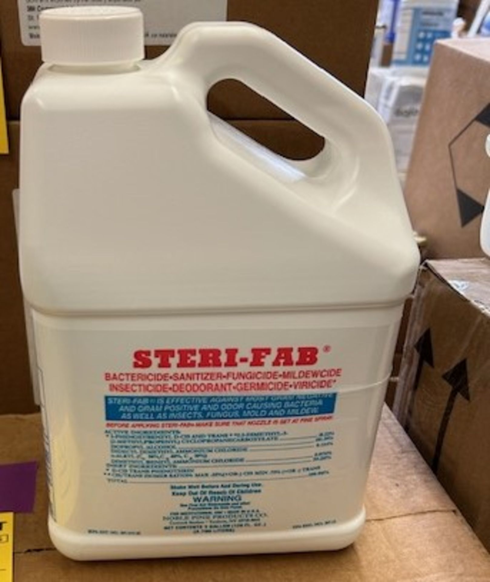 (8) Gallons - Steri-Fab Bactericide