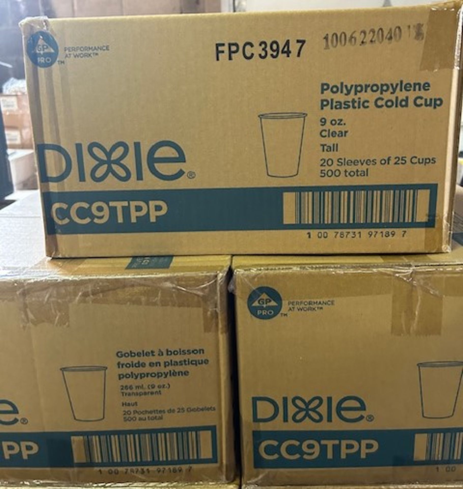 (11) Cases - CC9TPP 9 Oz. Plastic Cold Cup (20/25 Count) - Image 4 of 4