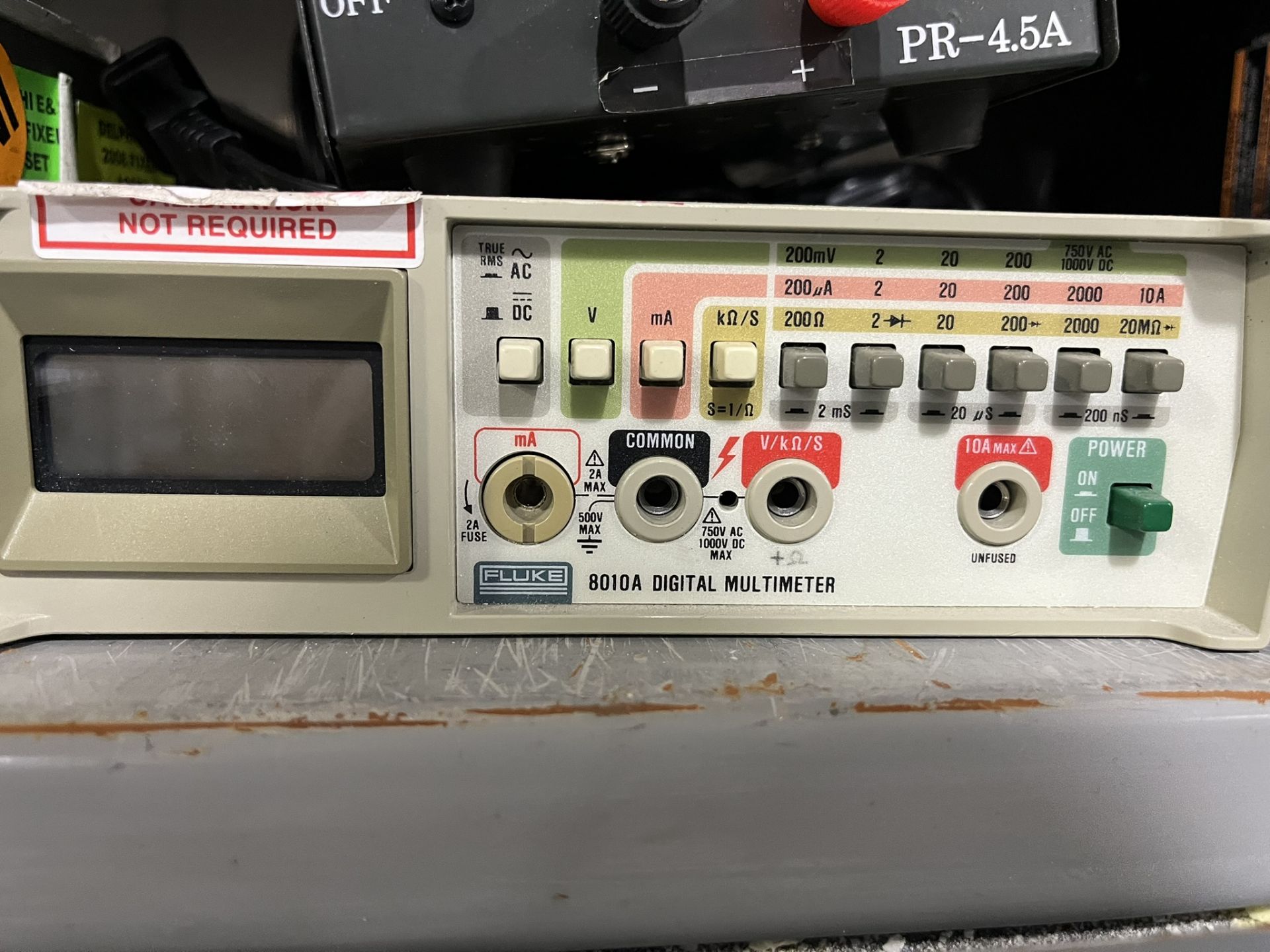 (4) VARIOUS RADIO CO DECARD RESISTORS; (1) FLUKE 8010A DIGITAL MULTIMETER AND MISC (ZONES A&B1) - Image 4 of 6