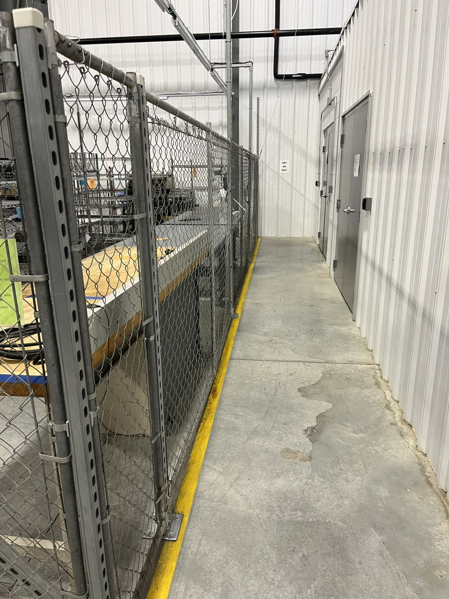 (6) TOTAL SECTIONS OF CAGE: ALL 6' TALL; (3) 10' WIDE SECTIONS; (1) 2' WIDE; (2) 4.5' WIDE (ZONE C) - Image 2 of 2