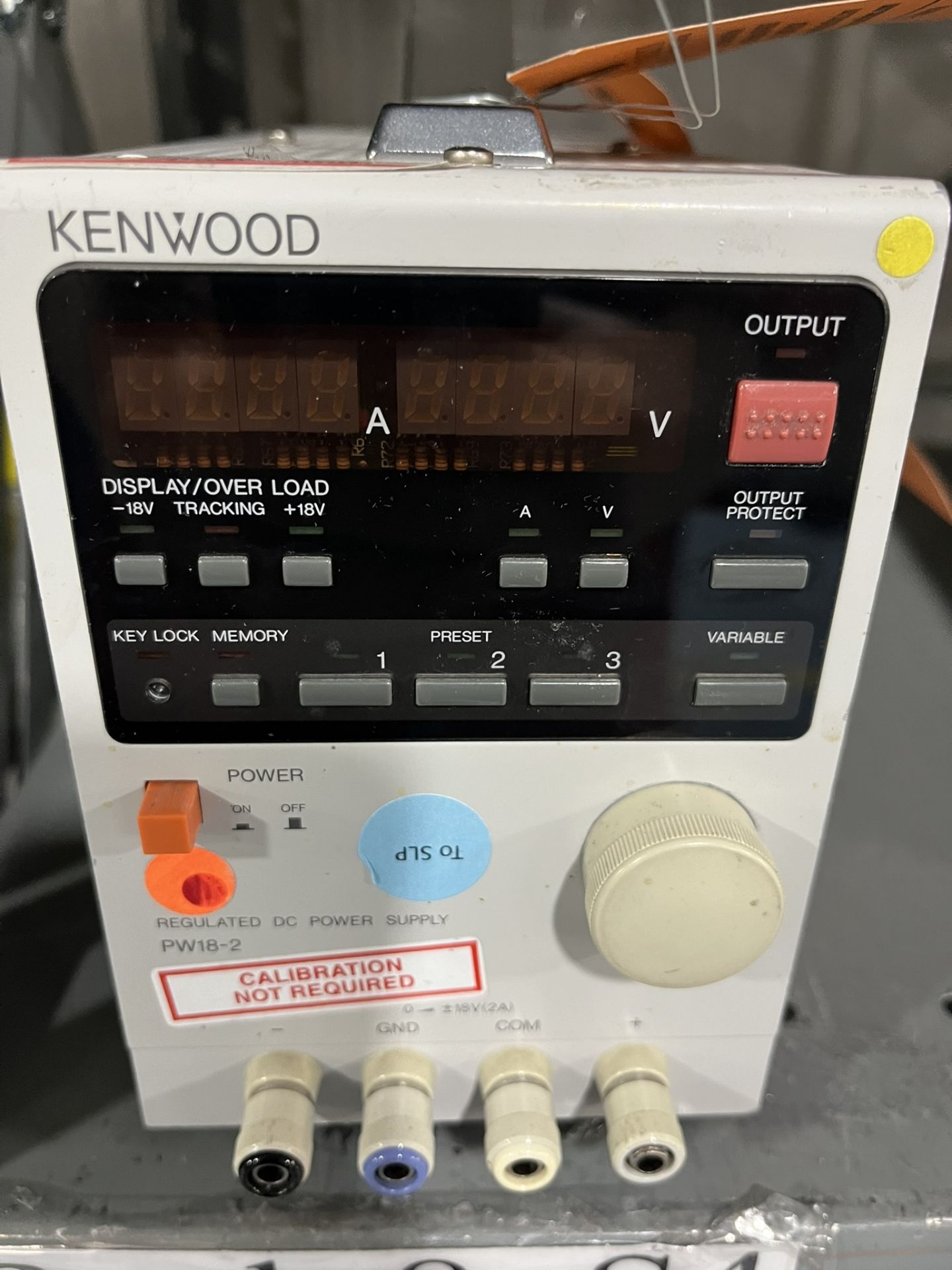 KENWOOD PW18-2 REGULATED DC POWER SUPPLY (ZONES A&B1)
