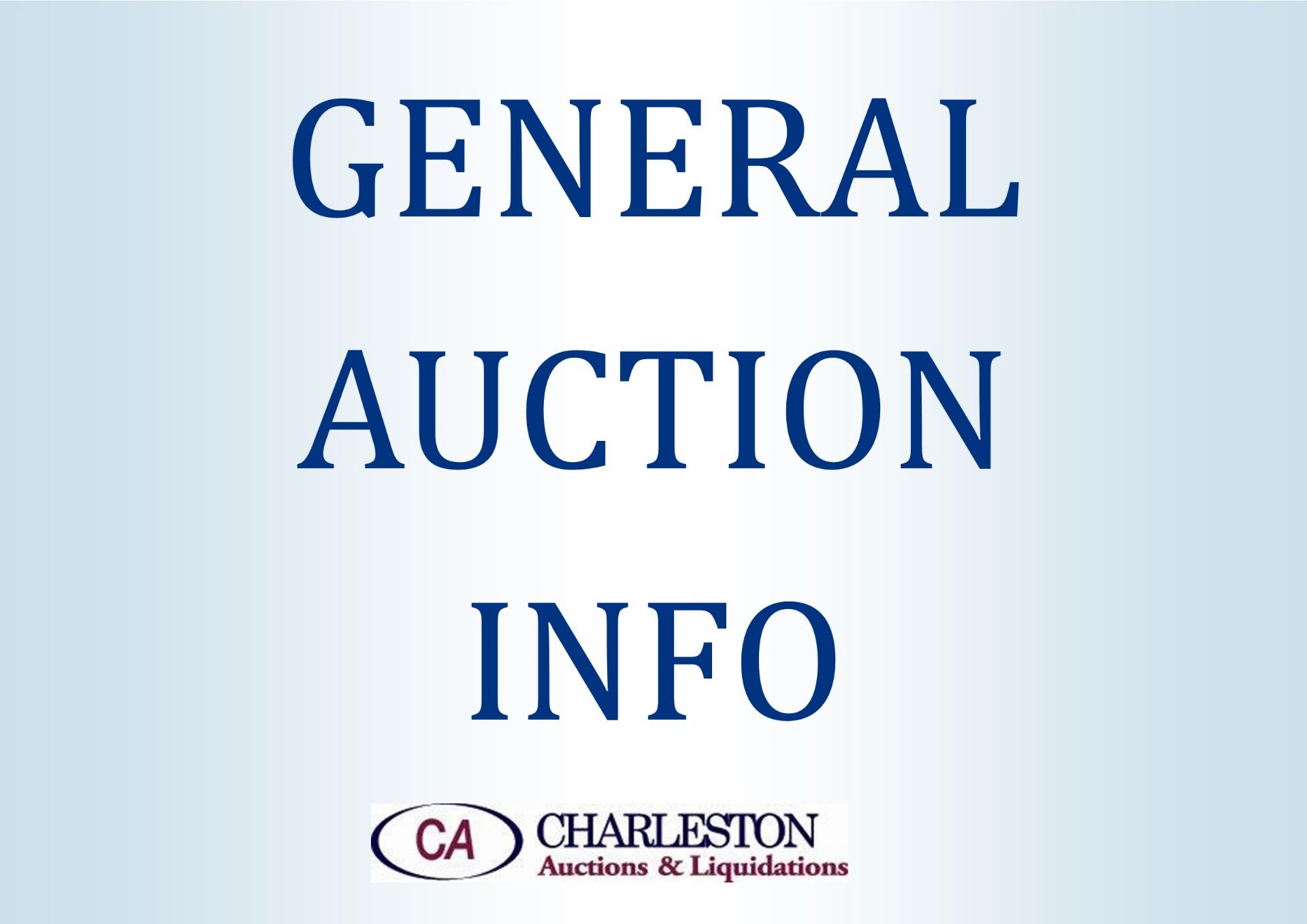 Online Only Timed Auction Lots will begin closing February 1st @ 10 AM EST  1501 County Road E 200