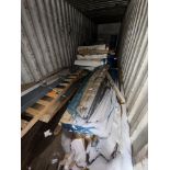 CONTENTS OF SHIPPING CONTAINER: (4) PALLETS OF VARIOUS U-LINE RACKING COMPONENTS AND HARDWARE;