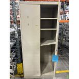 (2) 2-DOOR STORAGE CABINETS (ZONE C)