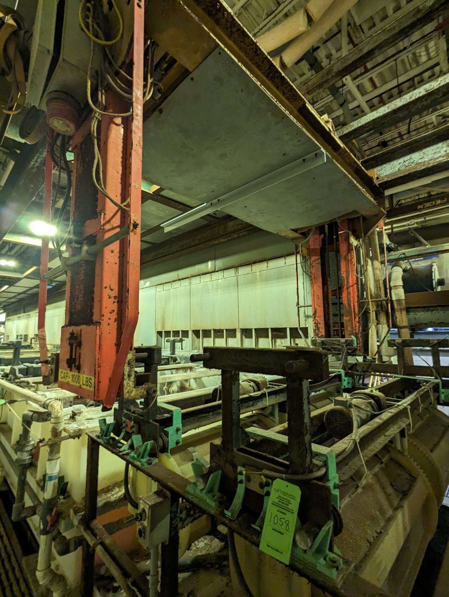 FPI PLATING LINE CONTROL PANEL AND HOIST SYSTEM WITH SPARE RACKS - Image 6 of 7