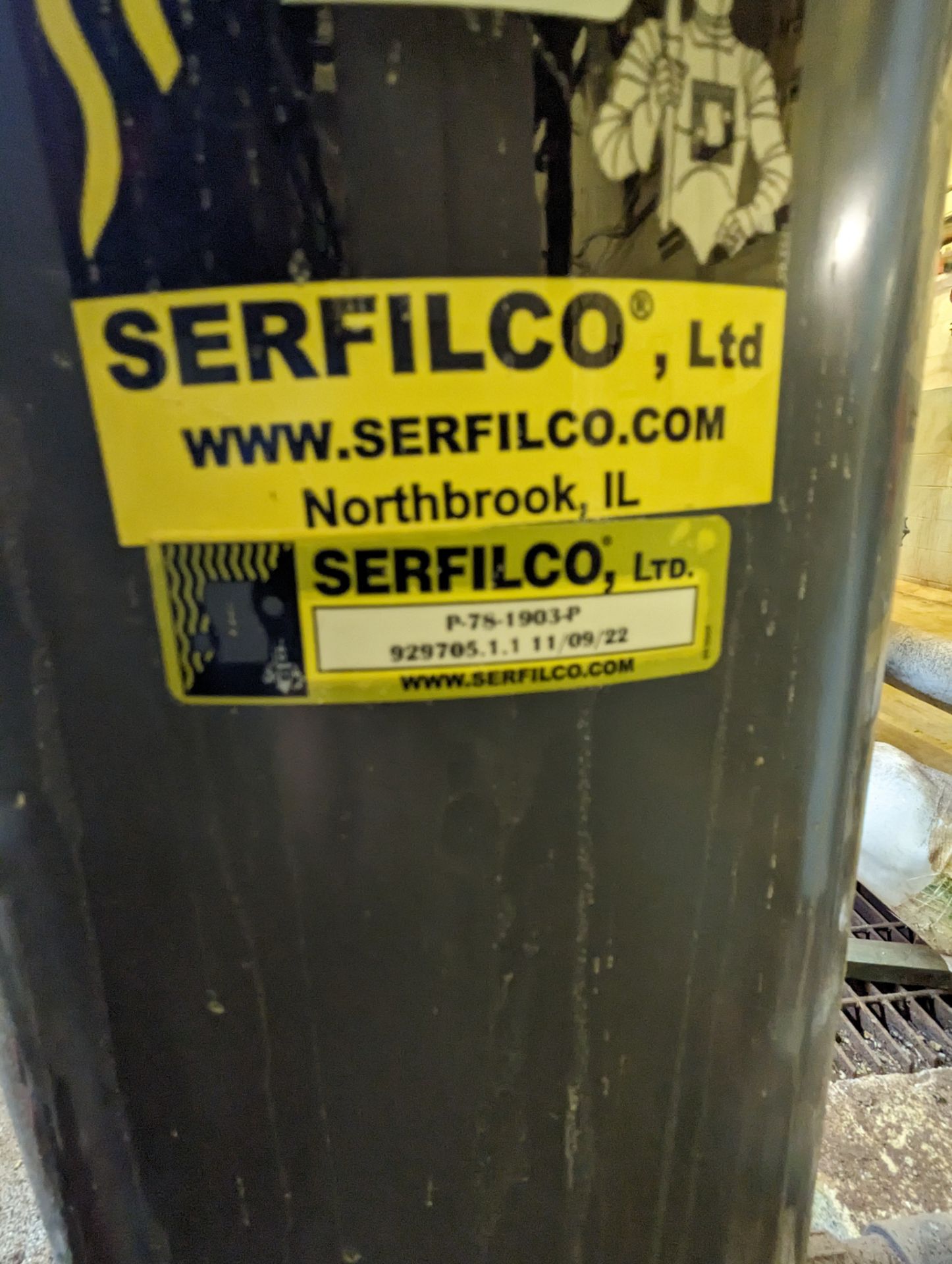 SERFILCO 78-1903-P SERIES F FILTER 30"; 110 GPM; 80 MAX PSI; MEDIA 12X30" DOUBLE OPEN END FILTER - Image 2 of 2