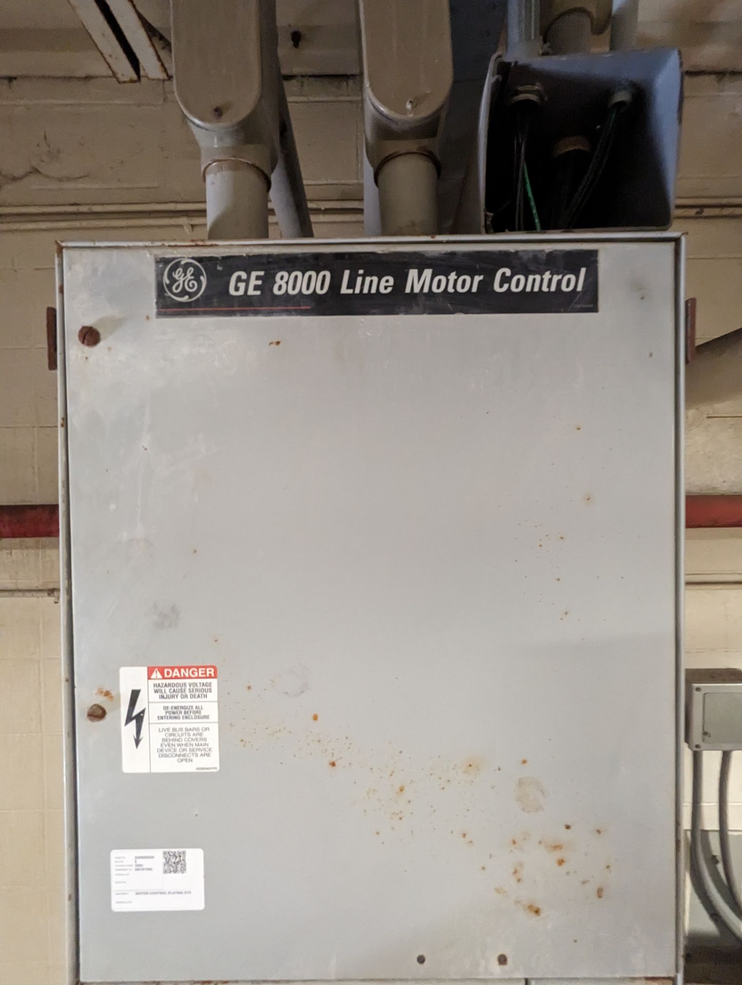 GE 8000 LINE MOTOR CONTROL PANEL - Image 2 of 2