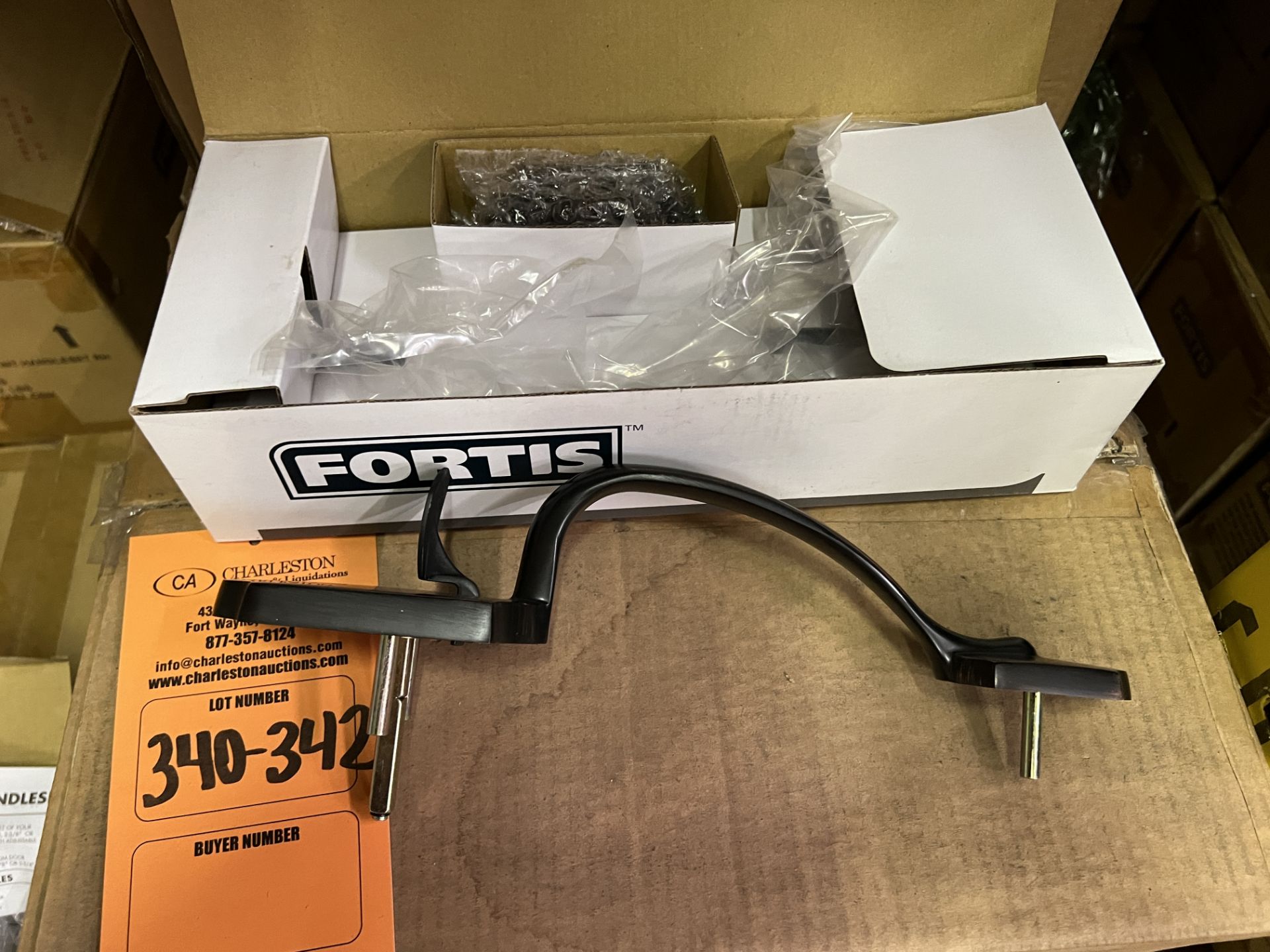 (10) FORTIS GALVESTON EXT HANDLESET US12P OIL RUBBED BRONZE