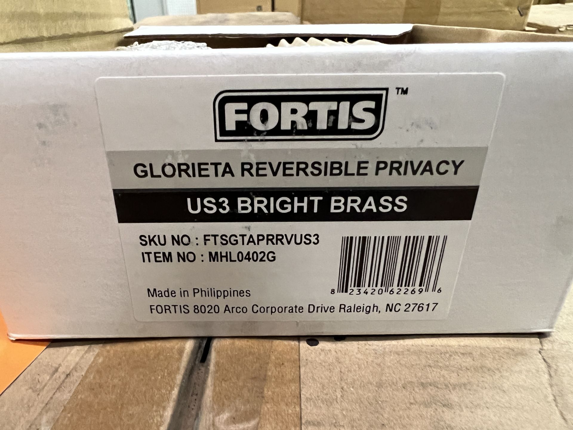 (20) FORTIS GLORIETTA REVERSIBLE PRIVACY US3 BRIGHT BRASS - Image 2 of 3