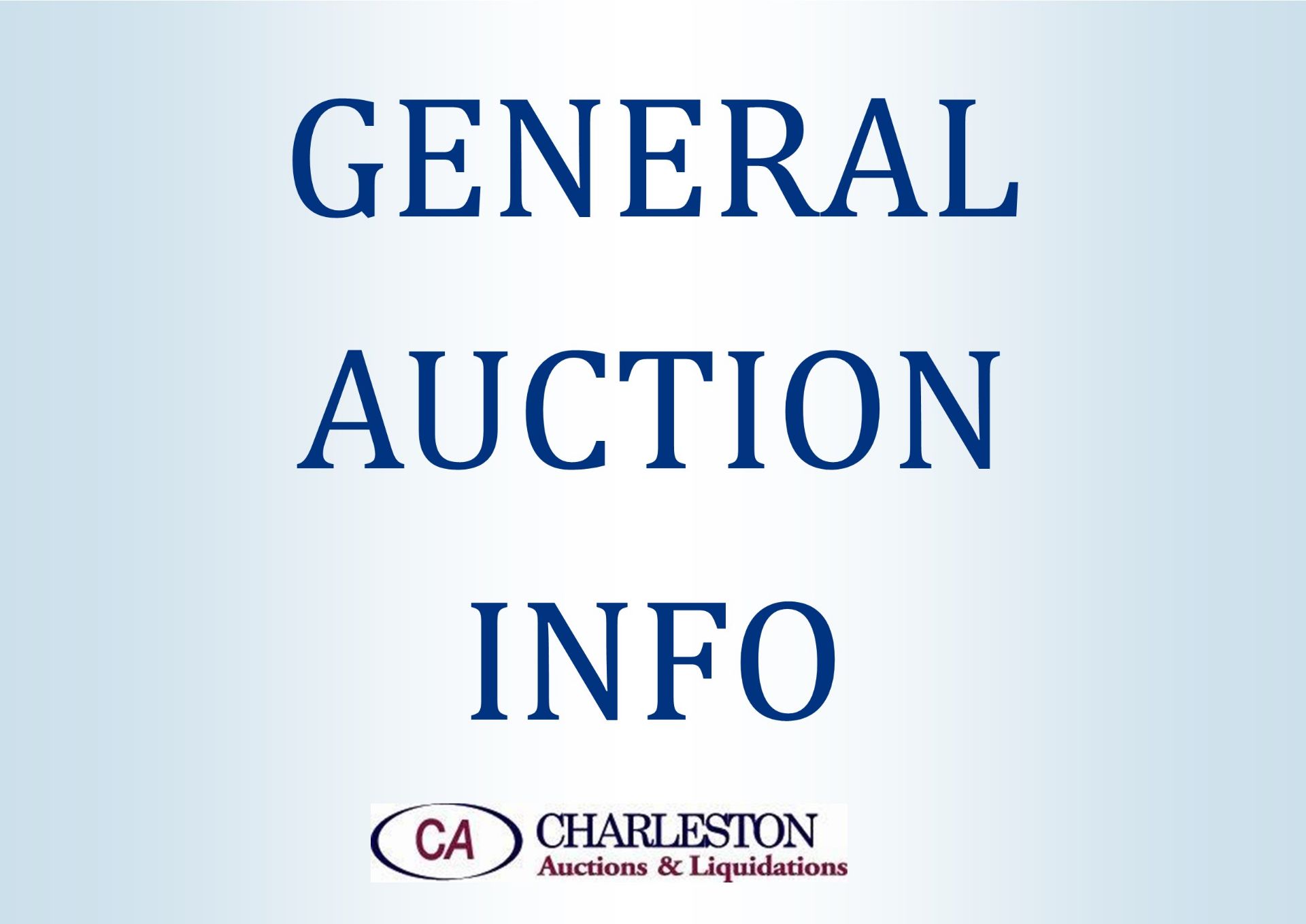 Online Only Timed Auction Lots will begin closing March 28th @ 10 AM EST  433 Council Dr., Fort