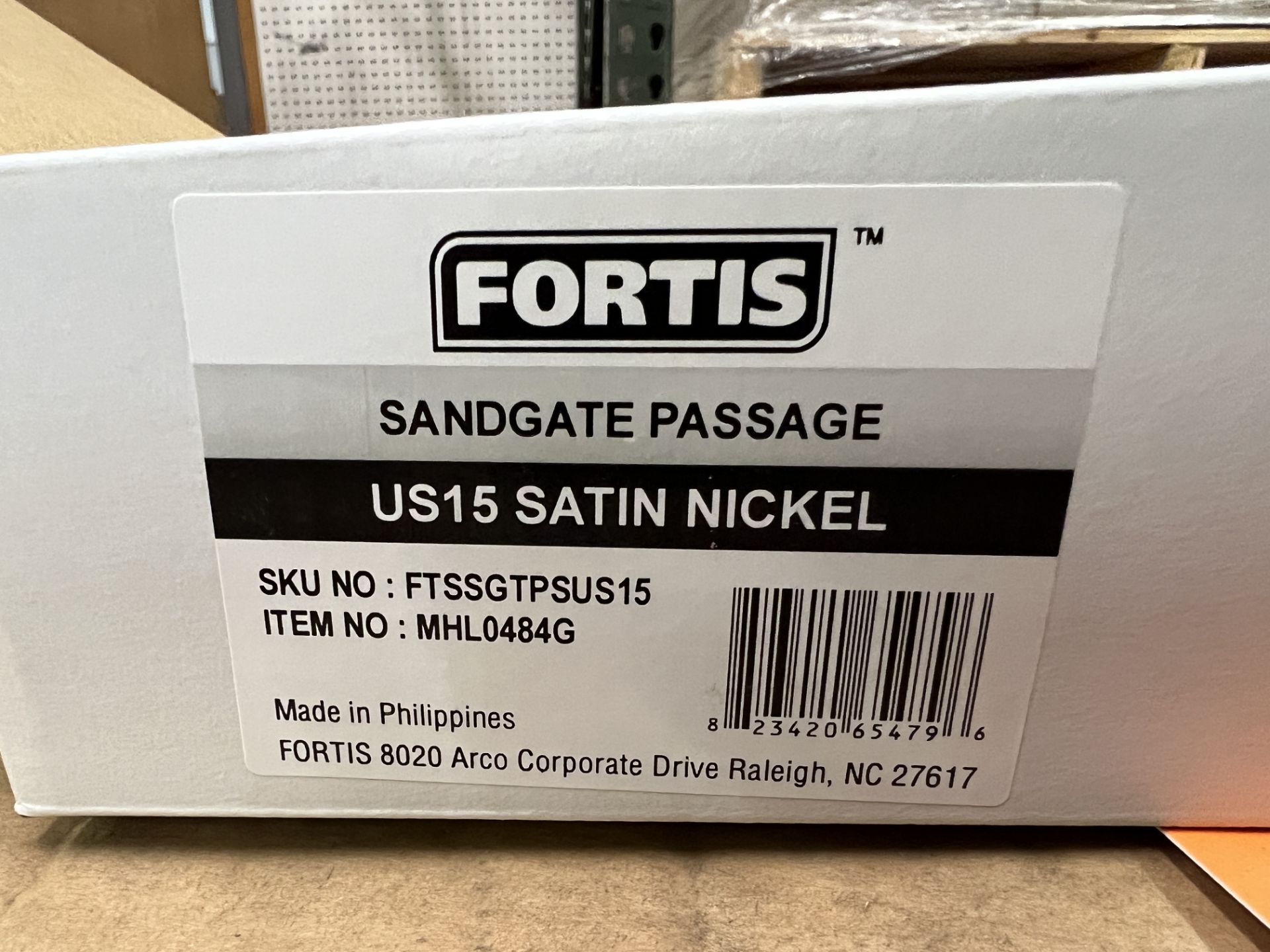 (20) FORTIS SANDGATE PASSAGE US15 SATIN NICKEL - Image 2 of 3