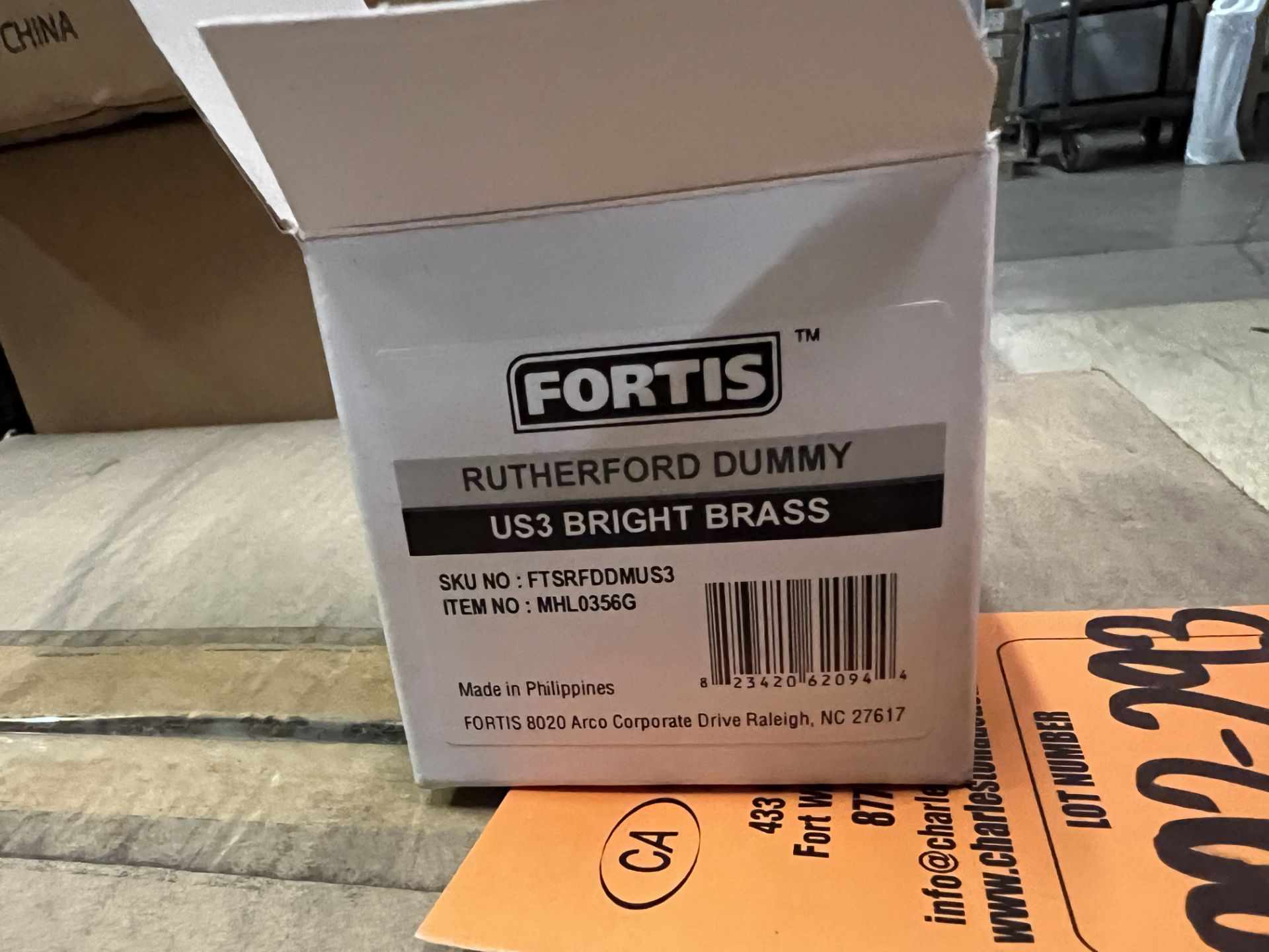 (50) FORTIS RUTHERFORD DUMMY US3 BRIGHT BRASS - Image 2 of 2