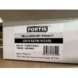 (20) FORTIS WILLIAMSPORT PRIVACY US15 SATIN NICKEL