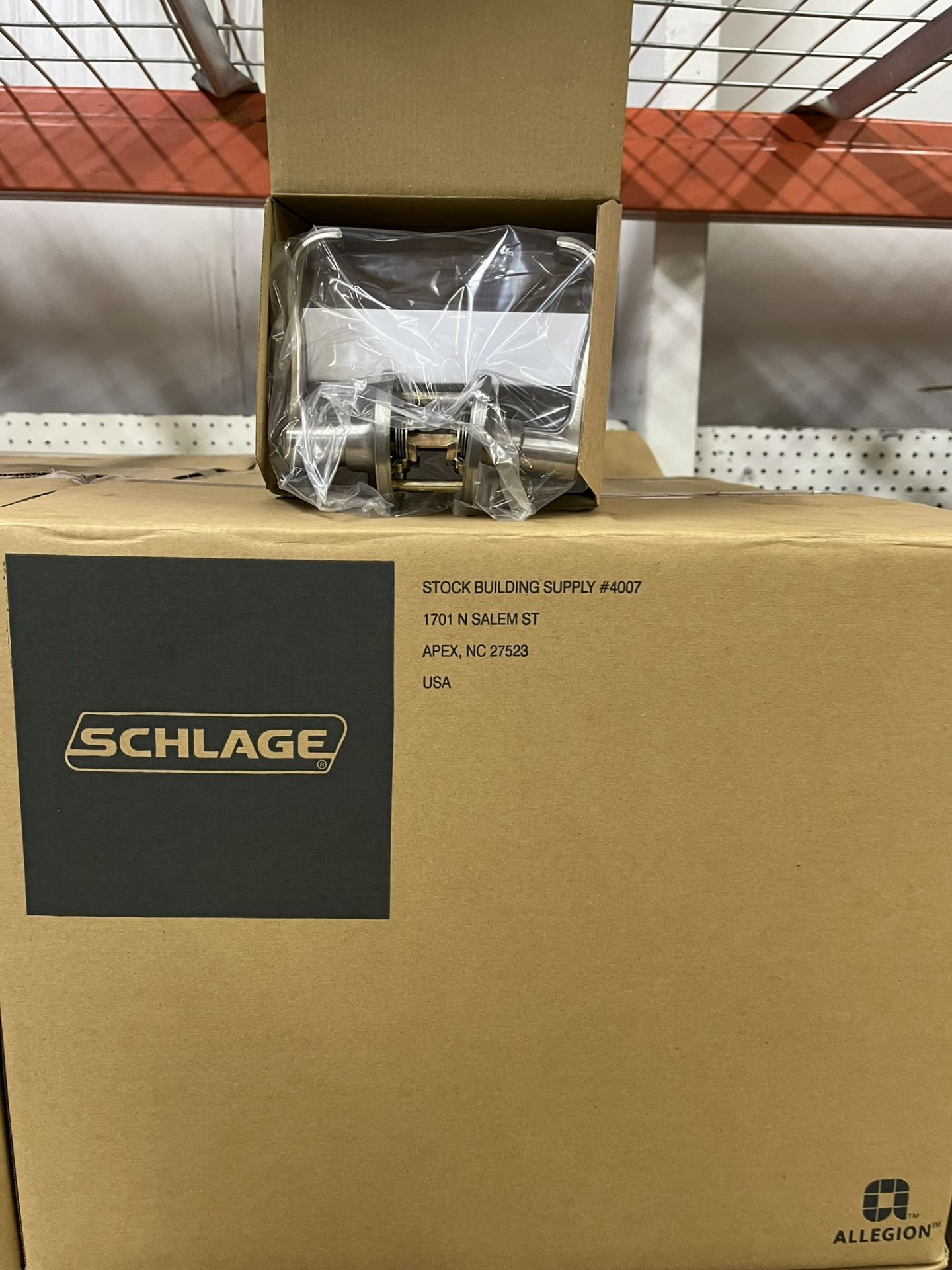 (24) SCHLAGE PASSAGE LOCKS 1 3/8" TO 2" DOOR RANGE; 2 3/8" AND 2 3/4" BACKSET - Image 2 of 3