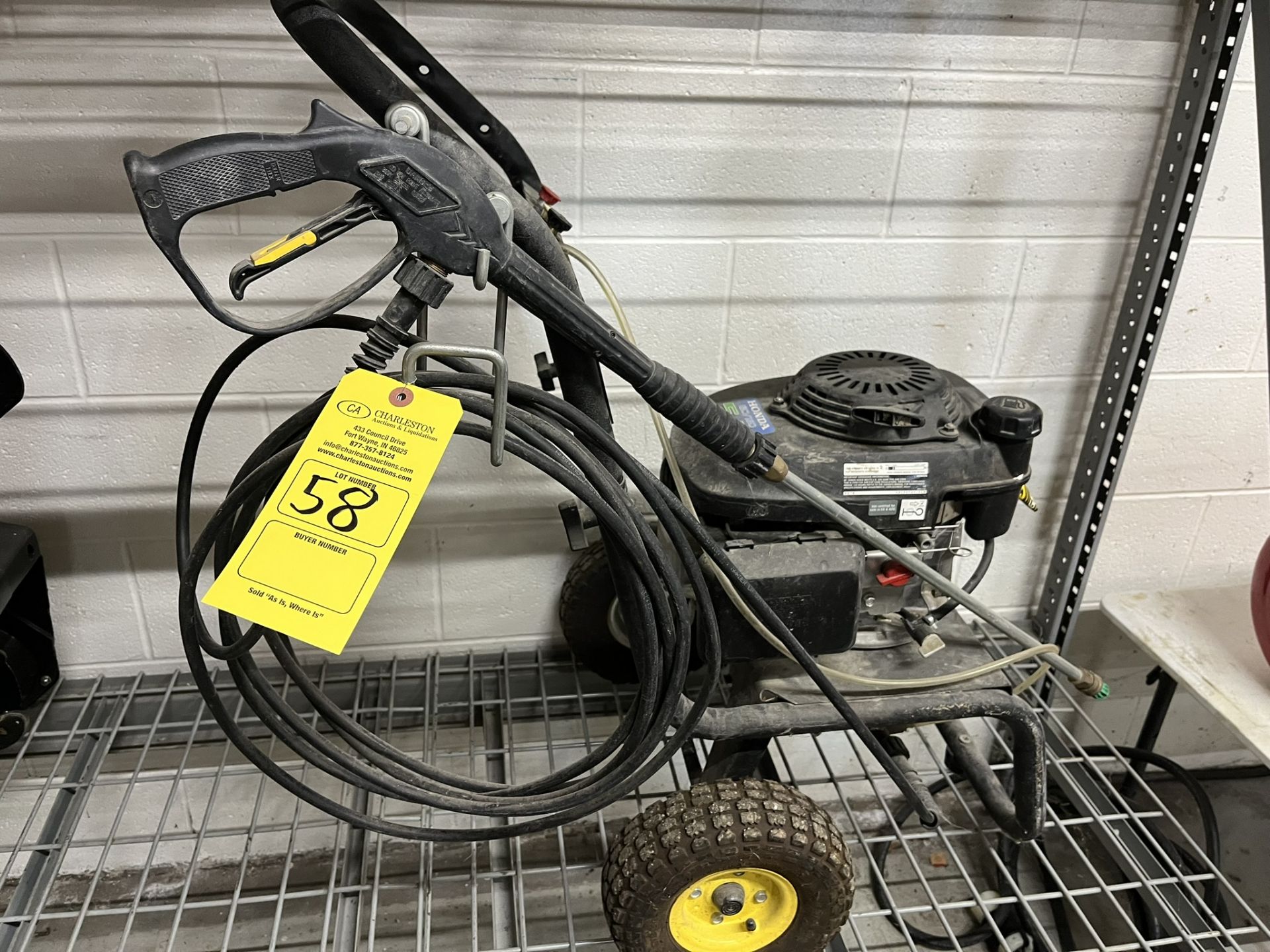 HONDA GCV 160 PRESSURE WASHER 2500 PSI