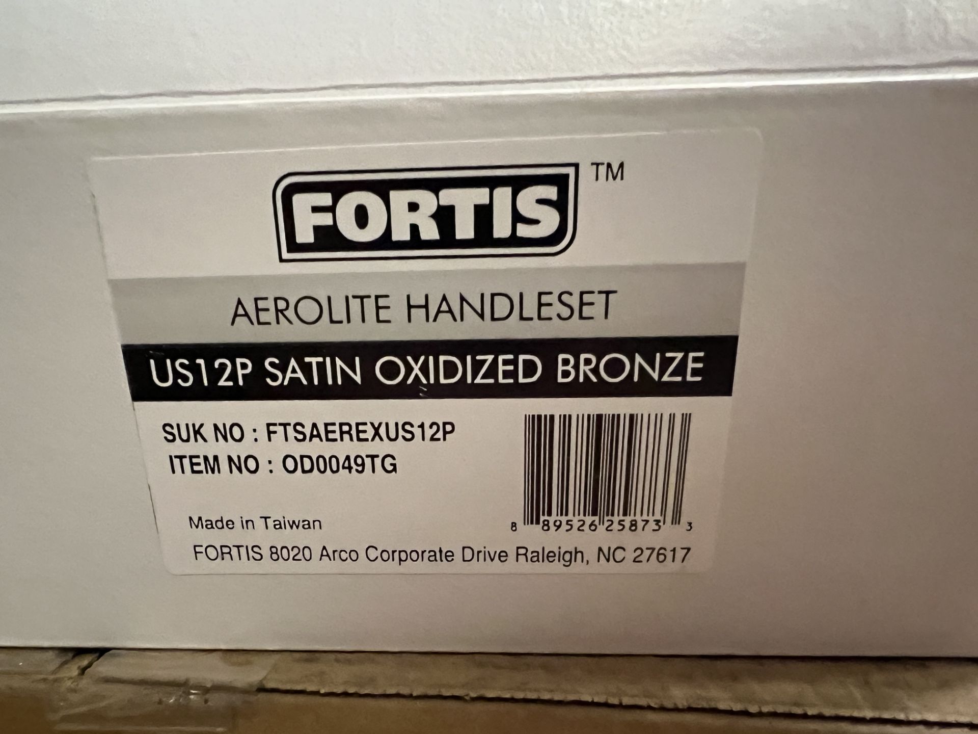 (10) FORTIS KERNSTOWN INT HANDLESETS US12P SATIN OXIDIZED BRONZE