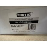 (10) FORTIS LINDUS PRIVACY LEVERS US15 SATIN NICKEL