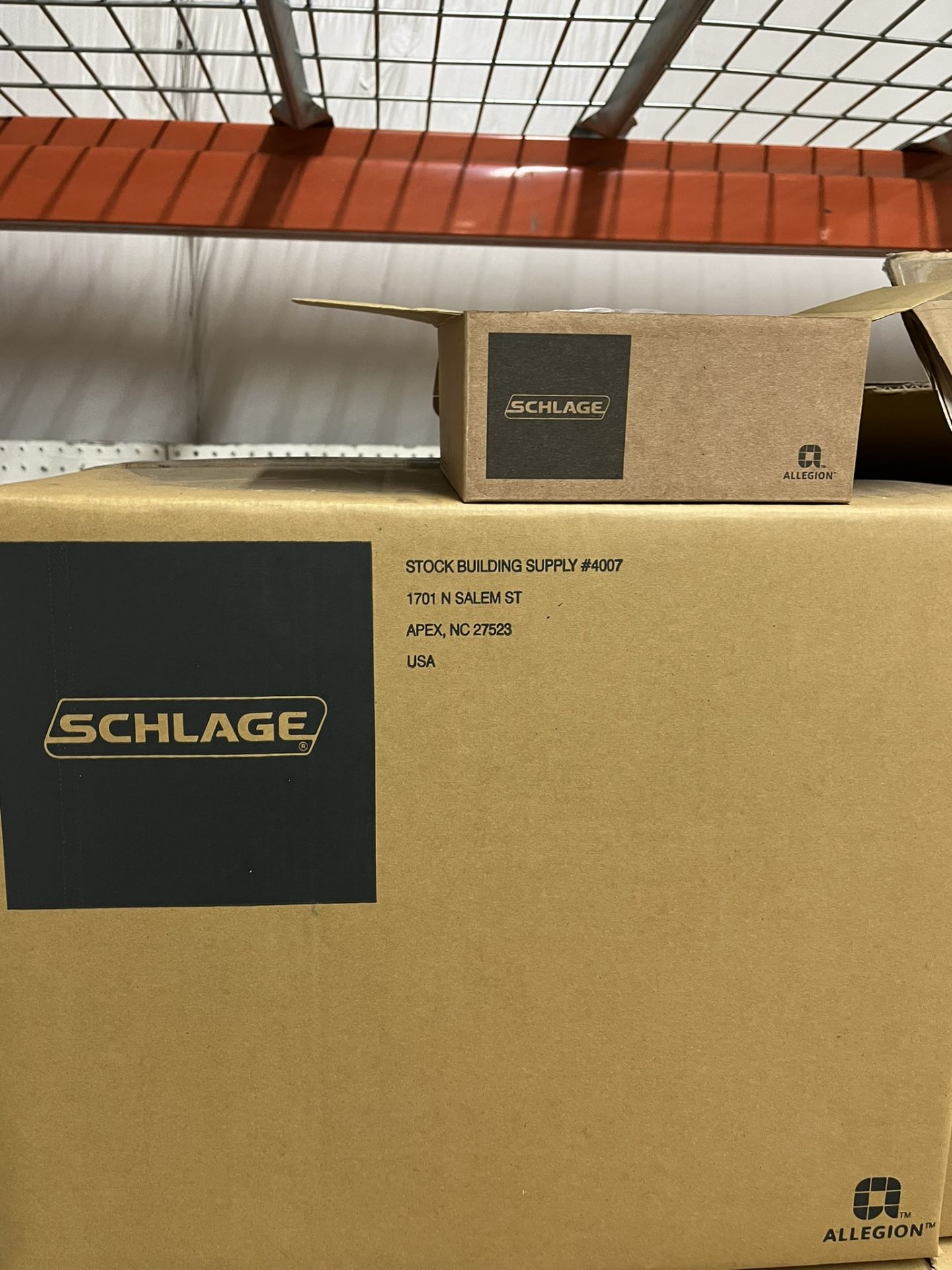 (24) SCHLAGE PASSAGE LOCKS 1 3/8" TO 2" DOOR RANGE; 2 3/8" AND 2 3/4" BACKSET