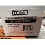 (20) FORTIS RUTHERFORD PASSAGE US3 BRIGHT BRASS