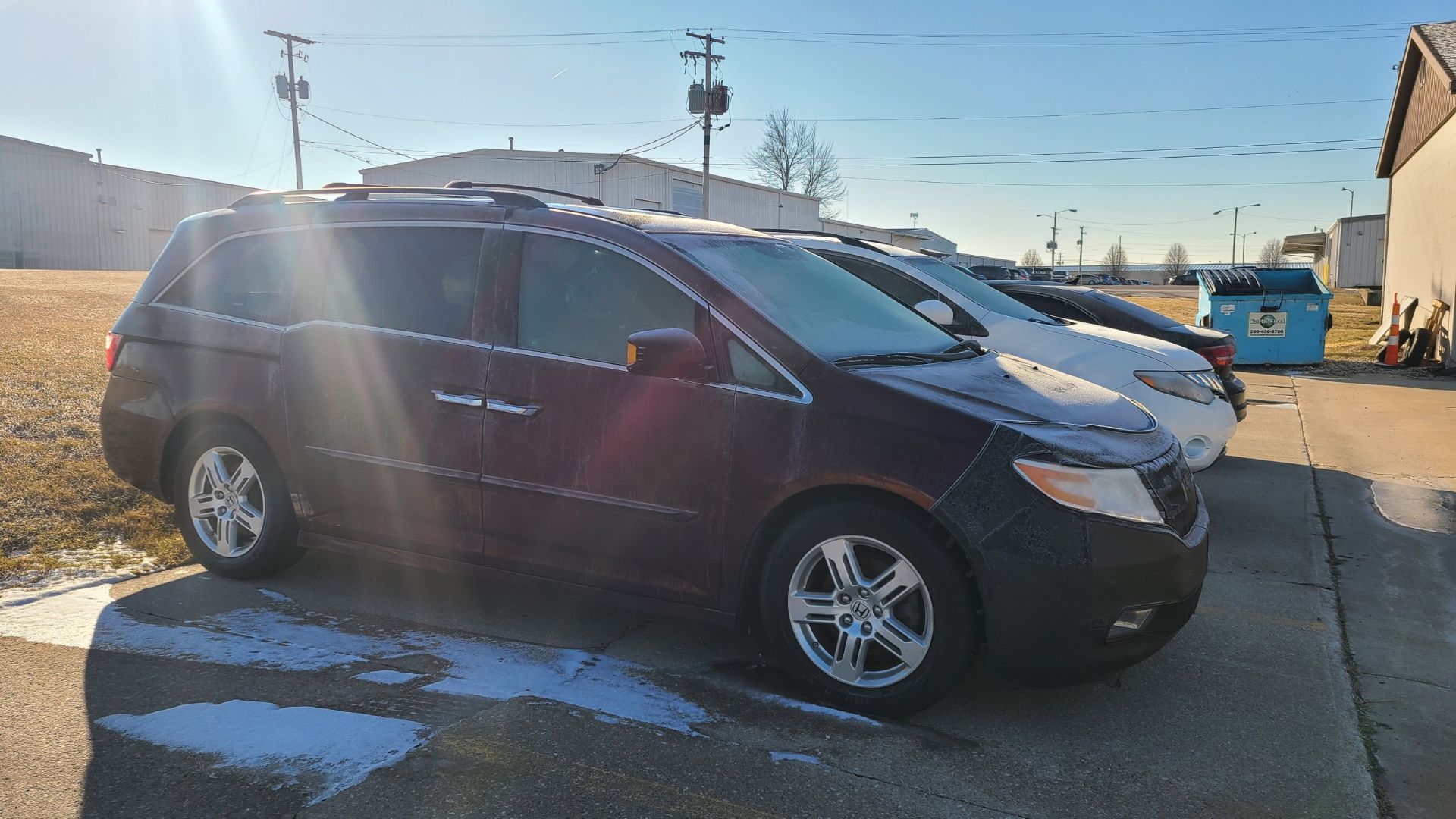 2011 HONDA ODYSSEY MINI VAN; 169773 MILES; VIN: 5FNRL5H96BB032079