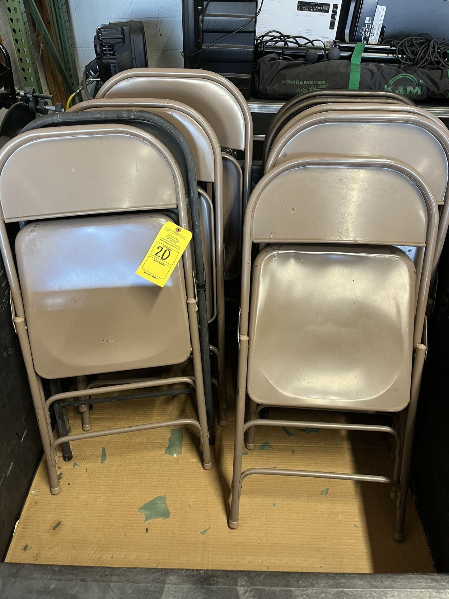 (10) STACKABLE CHAIRS
