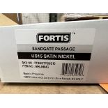 (20) FORTIS SANDGATE PASSAGE US15 SATIN NICKEL